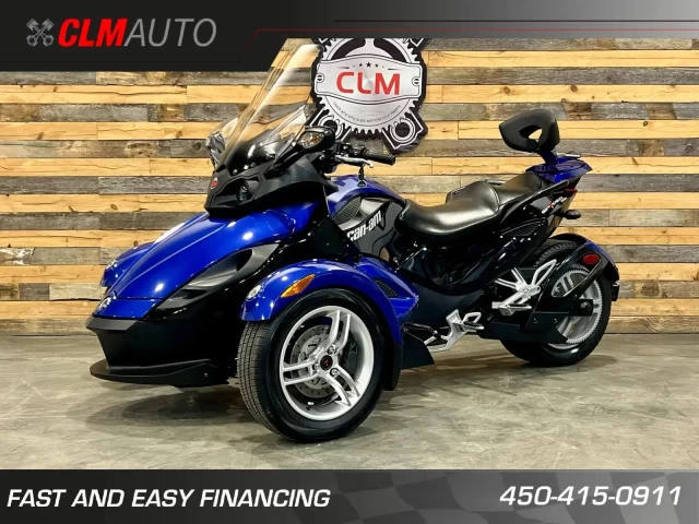 BRP CAN-AM SPYDER RS ROADSTER SM-5 (MANUELLE/CLUTCH) SEULEMENT 36153 KM  2010
