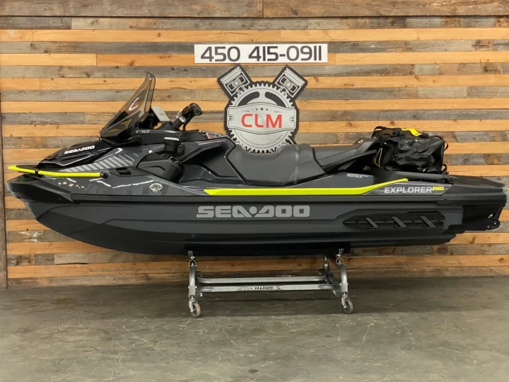 2024 BRP SEA-DOO EXPLORER PRO 170 H.P + IBR + VTS + IDF + AUDIO + GPS + PARE BRISE + SAC LINQ + 4 HEURES + 3 PLACES 