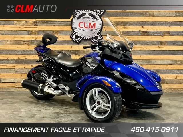 BRP CAN-AM SPYDER RS ROADSTER SM-5 (MANUELLE/CLUTCH) SEULEMENT 36153 KM  2010