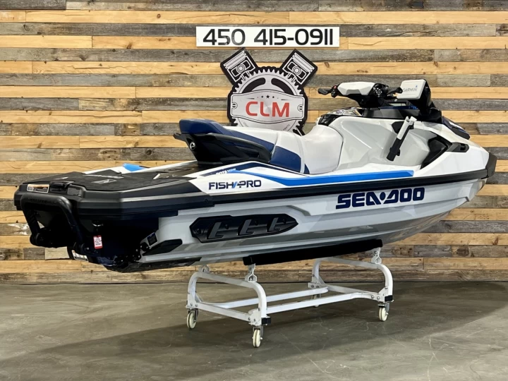 2023 BRP SEA-DOO FISHPRO SPORT 170 H.P + IBR + VTS + IDF + GPS + 3 PASSAGERS + 33H + A1 