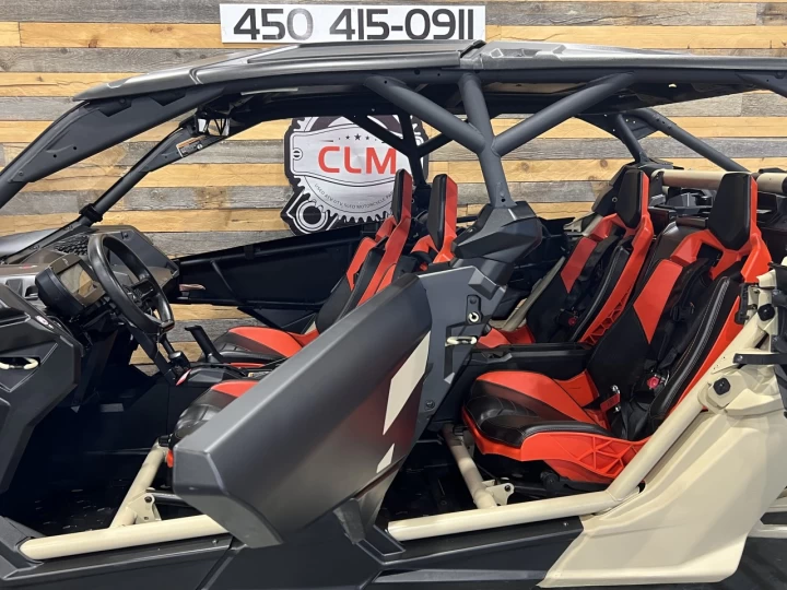 2023 BRP CAN-AM MAVERICK MAX X3 X-DS TURBO RR 200 H.P + D.P.S + 4X4 + FOX + 4 PASSAGERS 