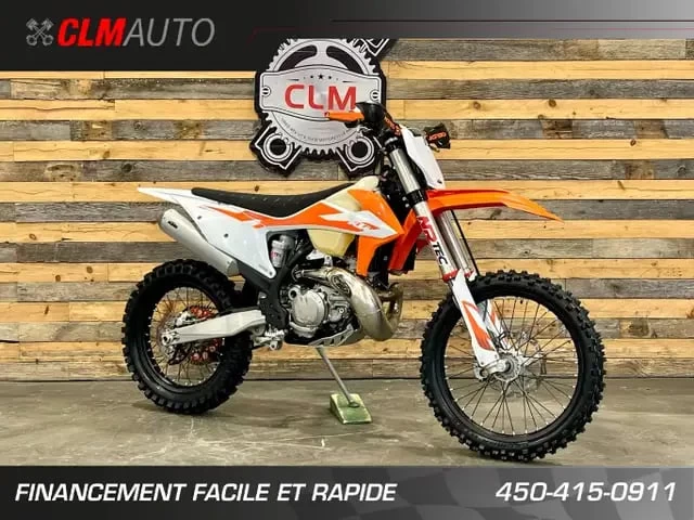 KTM 300 XC TPI + 2 TEMPS + DEMAREUR ELECTRIQUE + ROUE 21 & 18  2020