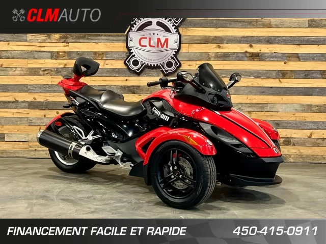 BRP CAN-AM SPYDER RS ROADSTER SM-5 (MANUELLE A CLUTCH) + SEULEMENT 32285 KM  2010