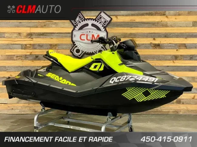 BRP SEA-DOO SPARK TRIXX 2UP + AUDIO + IBR + VTS + TOILE / 20 HR - 2023