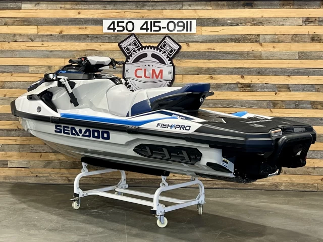 BRP SEA-DOO FISHPRO SPORT 170 H.P + IBR + VTS + IDF + GPS + 3 PASSAGERS + 33H + A1  2023