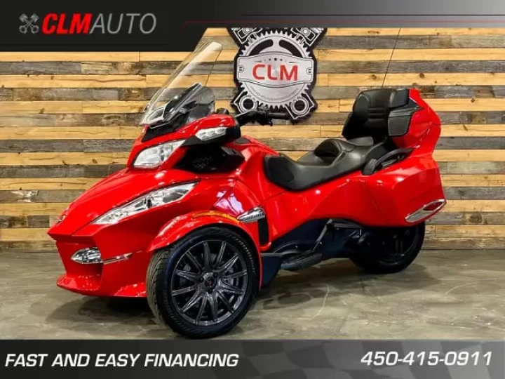 2013 BRP CAN-AM SPYDER RT-S SE-5 (SEMI-AUTOMATIQUE) + SEULEMENT 36719 KM 